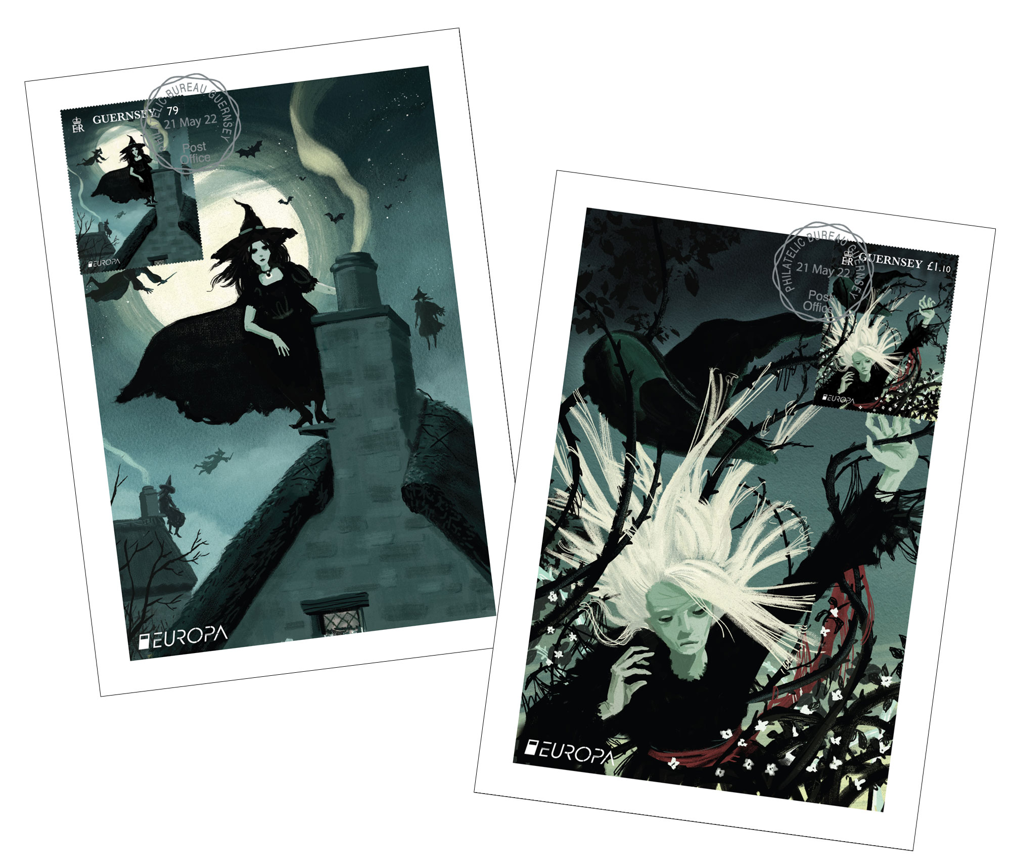 Set of 2 Maxi Postcards